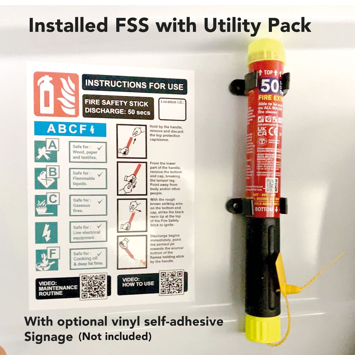 Upgrade Kit to FSS UTILITY Pack (not fitted) - Tamper-Tag, Extra Clip