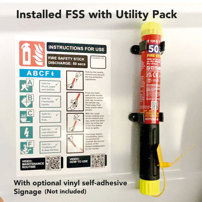 Upgrade Kit to FSS UTILITY Pack (not fitted) - Tamper-Tag, Extra Clip